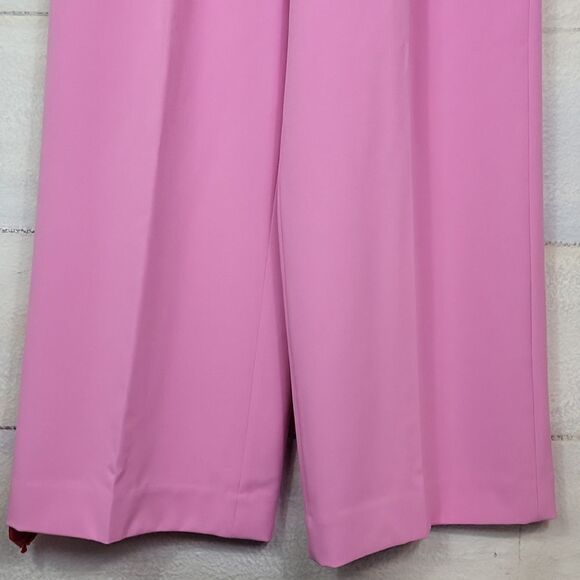 ELIE TAHARI Pink High-Waisted Trousers. Size 6 - Picture 5 of 10